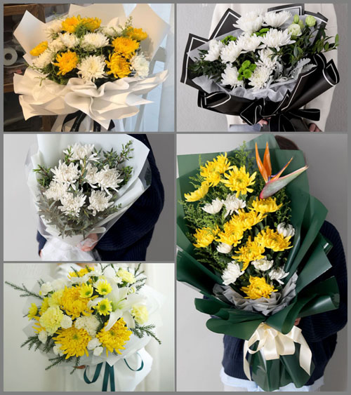 湖北黄冈市英山县南河镇花屋沟村白事花束代送
